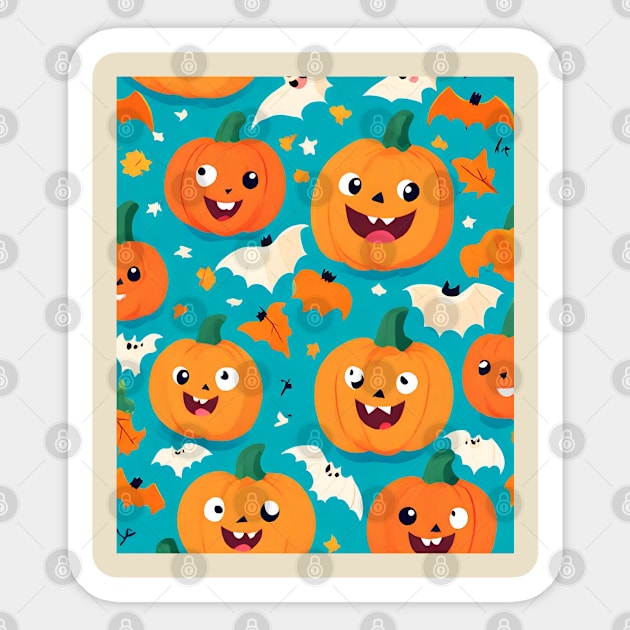 Cute Pumpkins Sticker by DewaJassin